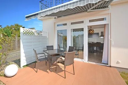 Terrasse Haus Usedom App. MeeresOase nur 350 m zum Meer mit Terrasse
