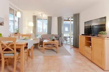 Hauptansicht Ferienwohnung Auszeit nur 100 m zum Strand mit Balkon
