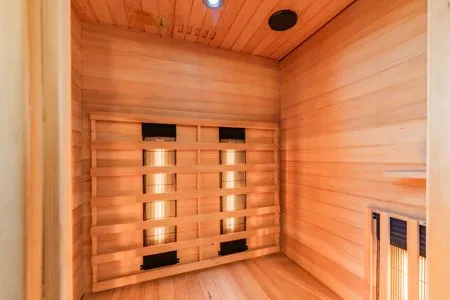 Sauna Ferienhaus MeerSeenSucht mit Sauna, Terrasse und Grill