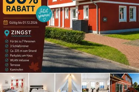 Hauptansicht Ferienhaus Möwennest
