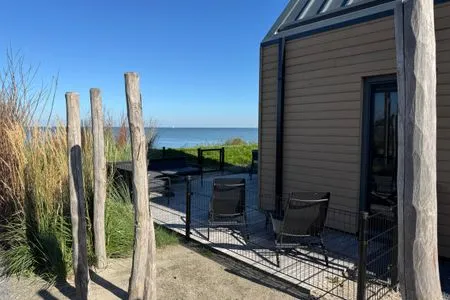 Enkhuizer Strand BeachHouse Seaside mit Zaun Nr. 410 Enkhuizen / IJsselmeer - 