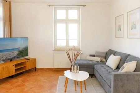 Wohnzimmer Villa Bismarck Wohnung 1