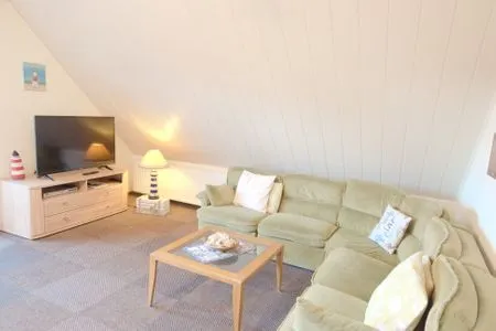 Wohnzimmer Ferienwohnung Fischers Fritze