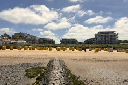Die 5 Häser des Strandpalais Duhnen in direkter Strandlage in Cuxhaven Strandpalais Duhnen