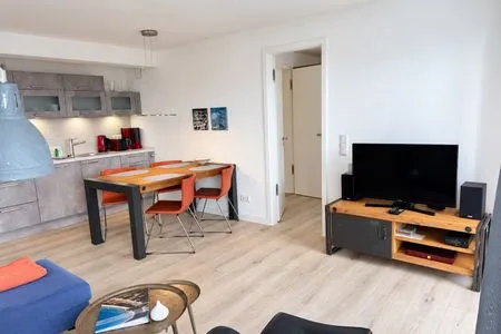 Wohnzimmer FeWo Albatros in Prora - 6.52