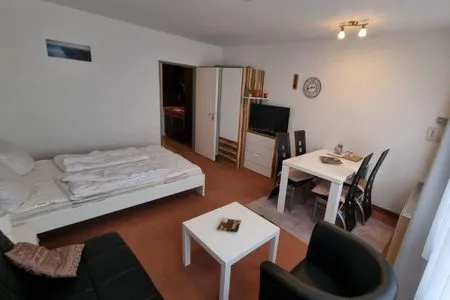 Wohnzimmer FeWo Südstrand