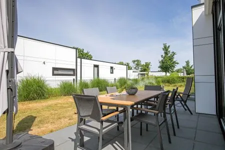 Breskens Chalet Albatross mit Zaun Nr. B124 Breskens / Zeeland - 