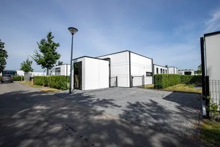 Breskens Chalet Albatross mit Zaun Nr. B124 Breskens / Zeeland - 