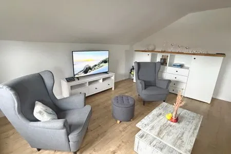 Wohnzimmer Kampener Weg 4 - „Peters Ausguck“