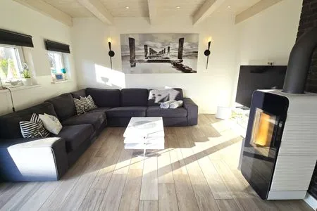 Wohnzimmer Ferienhaus "Marie II" ostseenah im Ferienpark Holm