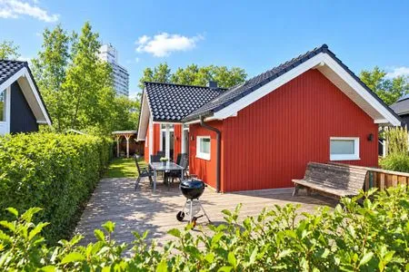 Hauptansicht Ferienhaus "Rachel III" im Ferienpark Holm an der Ostsee