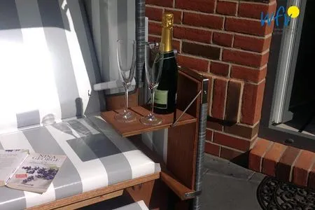 Terrasse Bootshaus in den Dünen - 4 Ferienwohnung 2