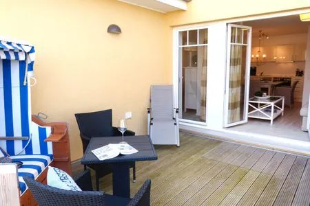 Balkon der Strand Residenz Wohnung 8 in Wittdün auf Amrum Strand Residenz Ferienwohnung *Strand Residenz 8*