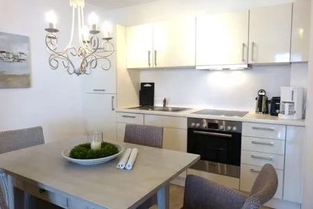 Küchenbereich der Strand Residenz Wohnung 8 in Wittdün auf Amrum Strand Residenz Ferienwohnung *Strand Residenz 8*