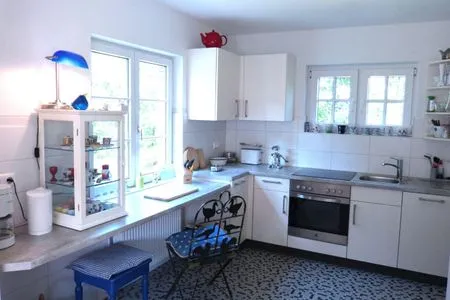 Arbeitsfäsche in der Küche im Ferienhaus Koggenhüs in Norddorf auf Amrum Ferienhaus *Koggenhüs*