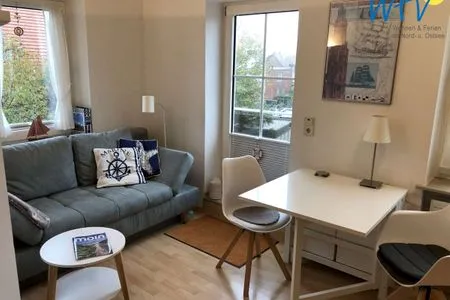 Wohnzimmer Haus Solaris Ferienwohnung Lüttje Koje