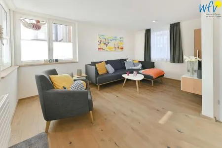 Wohnzimmer Haus Nordland Ferienwohnung Gartenblick