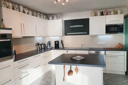 Küche der Ferienwohnung Gorch Fock im Haus Kap Hoorn in Wittdün auf Amrum Haus Kap Hoorn Ferienwohnung Gorch Fock