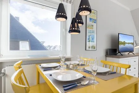 Wohnzimmer C-Haus Carola. App 13