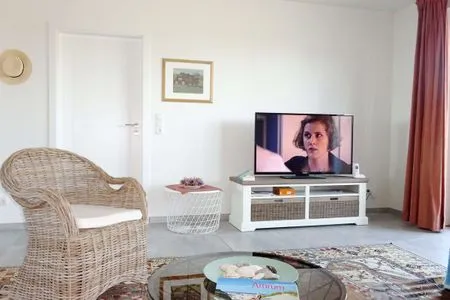 Wohnzimmer in der Ferienwohnung Weiße Düne 4 in Wittdün auf Amrum Haus *Weiße Düne* Ferienwohnung Weiße Düne 4