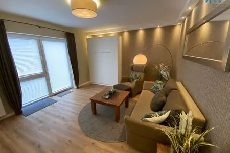 Wohnzimmer Strandhaus Ferienwohnung Luv