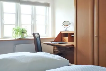 Schlafzimmer Erika's Hüs Ferienwohnung „Gül Waanang"