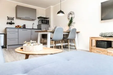 Wohnzimmer Smart Resorts Haus Jade Ferienwohnung 203