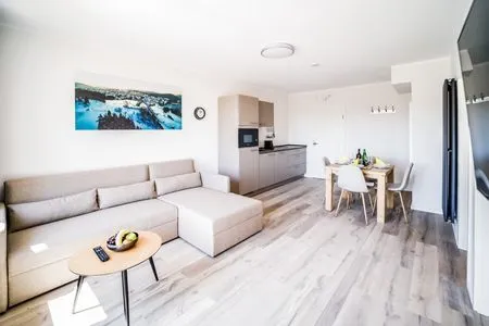 Wohnzimmer Smart Resorts Haus Diamant Ferienwohnung 705