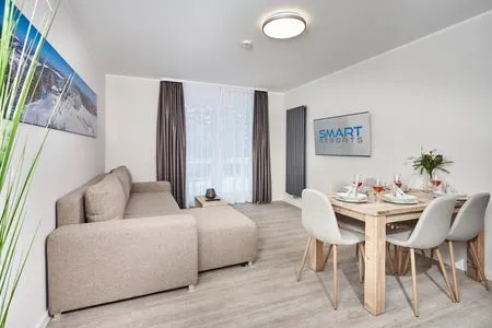 Wohnzimmer Smart Resorts Haus Azur Ferienwohnung 805