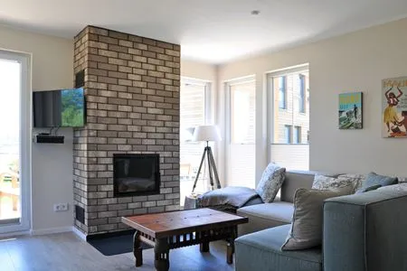Wohnzimmer Typ B2 Ferienhaus - Makani