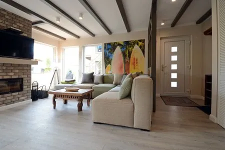 Wohnzimmer Typ D2 Ferienwohnung - Sunset Beach