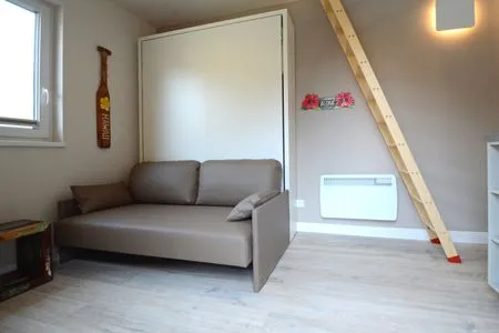 Wohnzimmer Typ C2 Mini Lodge - Kalama Beach Park 2