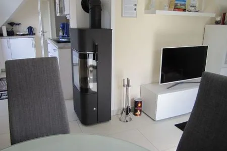 Wohnzimmer Hafenstrasse 15 in Prerow Wolke 7 in Prerow