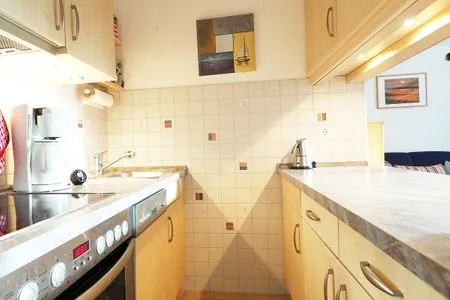 Küche der Ferienwohnung Meeresleuchten in Wittdün auf Amrum Ferienwohnung *Meeresleuchten*