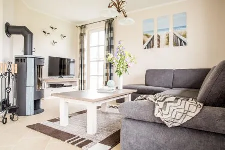 Wohnzimmer Ferienhaus Schilfrohrsänger 30