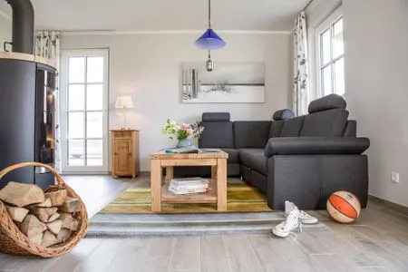 Wohnzimmer Ferienhaus Schilfrohrsänger 54