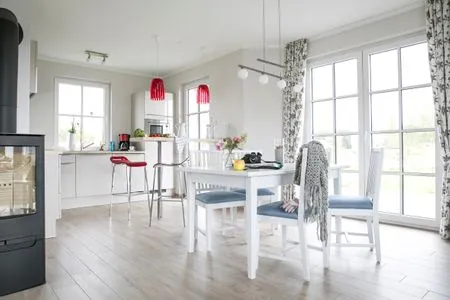 Küche / Küchenzeile Ferienhaus Seeschwalbe 55