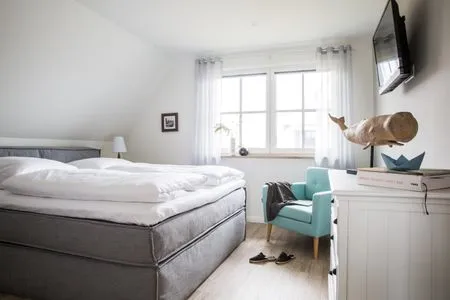 Schlafzimmer Ferienhaus Seeschwalbe 44