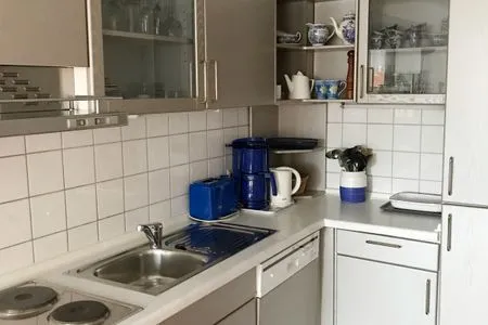 Küche im Bungalow Frisia 1 in Norddorf auf Amrum Haus Frisia Bungalow Frisia 1