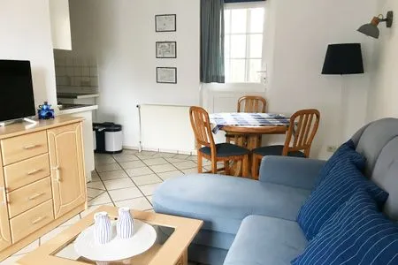 Wohnzimmer im Bungalow Frisia 2 in Norddorf auf Amrum Haus Frisia Bungalow Frisia 2