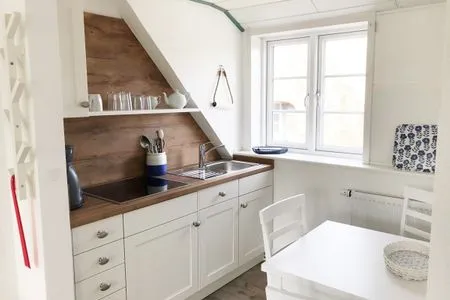 Küche in der Ferienwohnung Frisia 4 in Norddorf auf Amrum Haus Frisia Ferienwohnung Frisia 4