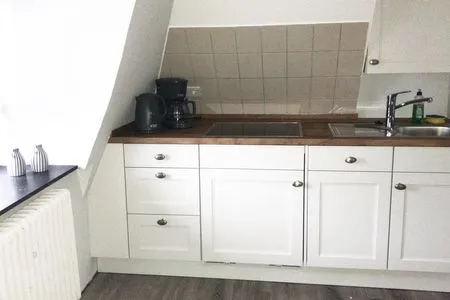 Küchenzeile in der Ferienwohnung Frisia 5 in Norddorf auf Amrum Haus Frisia Ferienwohnung Frisia 5