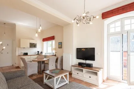 Wohnzimmer Villa Meerglück, App. 3