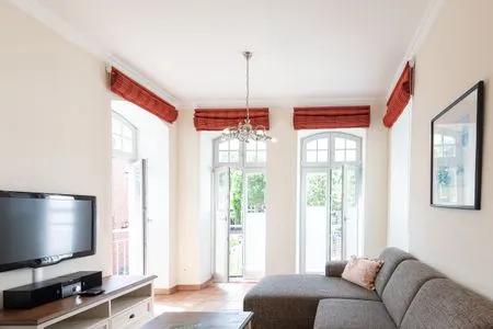 Wohnzimmer Villa Meerglück, App. 3