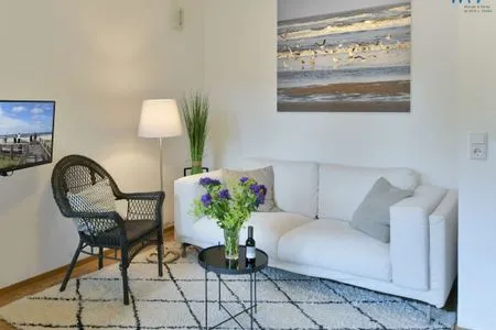 Wohnzimmer Haus Inselrose Ferienwohnung Sandröschen