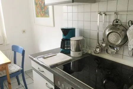 Küche der Ferienwohnung Welle in Norddorf auf Amrum Haus Anneliese Ferienwohnung Welle