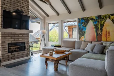 Wohnzimmer Typ D2 Ferienwohnung - Koko Head