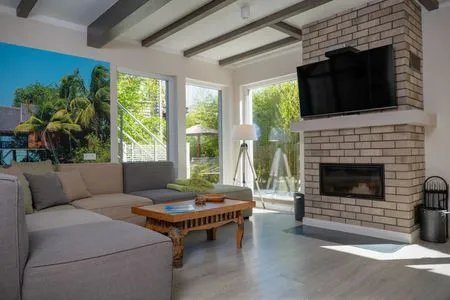 Wohnzimmer Typ D2 Ferienwohnung - Waikiki