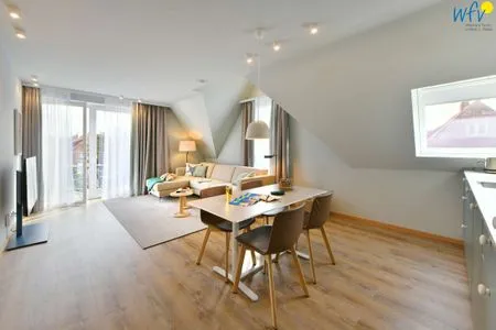 Wohnzimmer Töwerhus Ferienwohnungen Watt + Bill