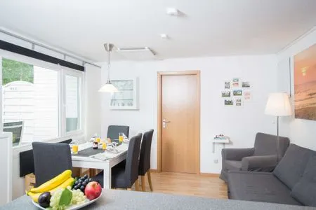 Wohnzimmer (ERL12) Ferienhaus Thorn